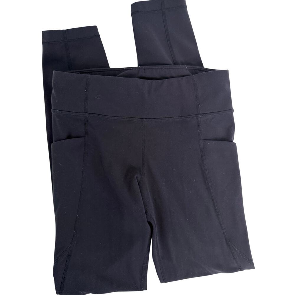 Athleta Girl Navy Blue Athletic Leggings Size Large (12)‎